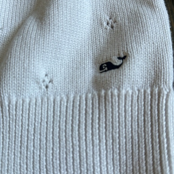 Vineyard Vines girls white  button down sweater size Large​ - Picture 2 of 7